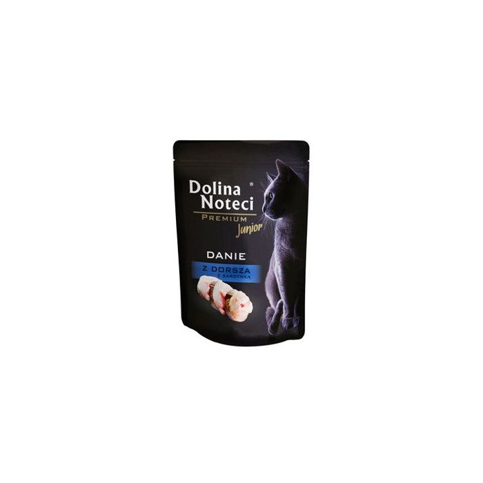 Dolina Noteci Premium Cat Junior Bakalar i Sardina 85g