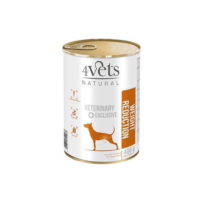 4Vets Natural Dog Veterinarska Dijeta Weight Reduction  400g
