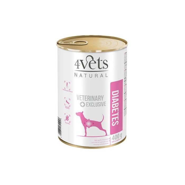 4Vets Natural Dog Veterinarska Dijeta Diabetes 400g