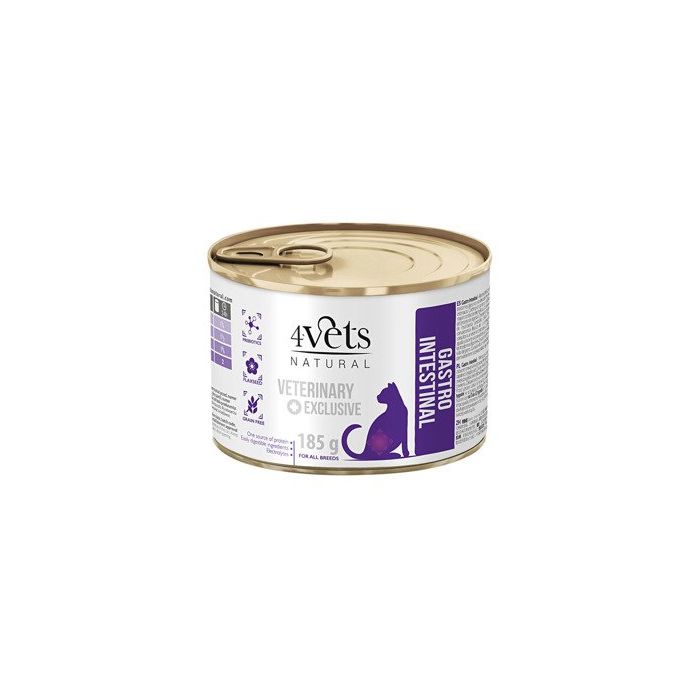 4Vets Natural Cat Veterinarska Dijeta Gastro Intestinal 185g