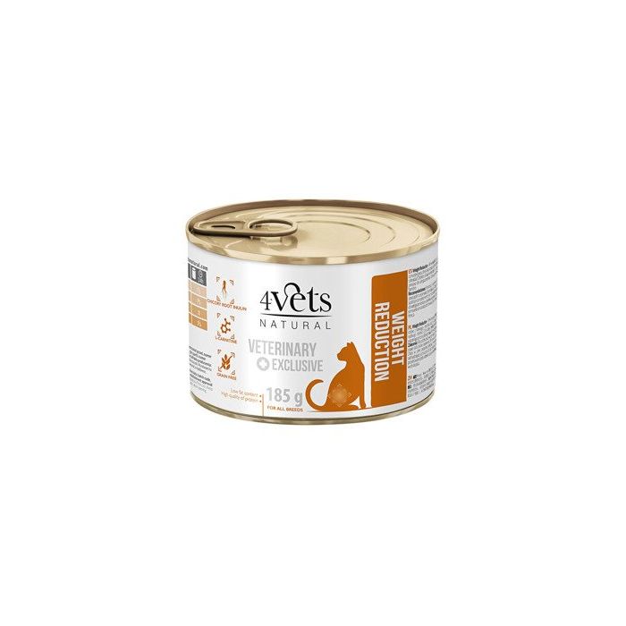 4Vets Natural Cat Veterinarska Dijeta Weight Reduction 185g