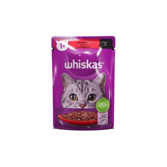 Whiskas Kesica Govedina 85g