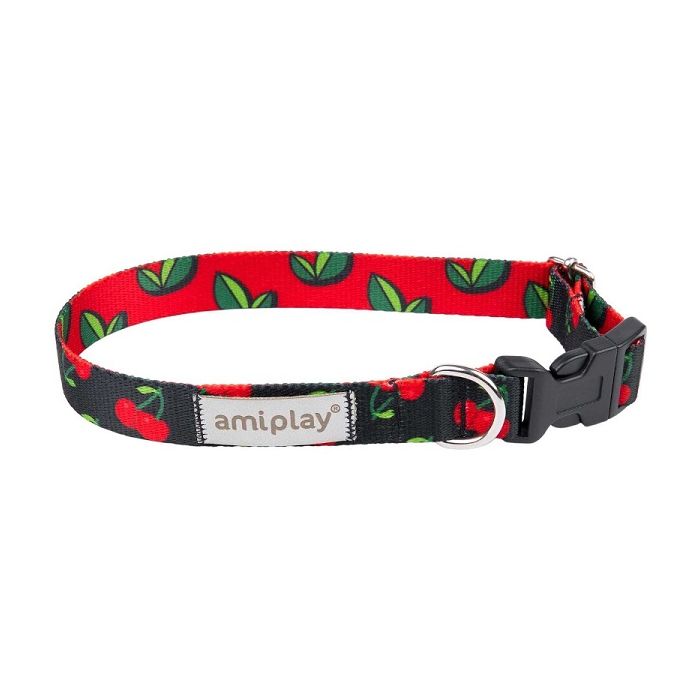 Amiplay Be Happy Podesiva Ogrlica S Višnja 20-35cm x 1,5cm