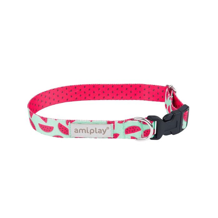 Amiplay Be Happy Podesiva Ogrlica L Lubenica 35-50cm x 2,5cm