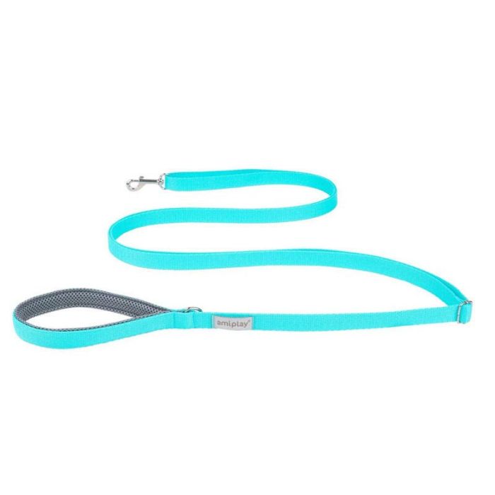 Amiplay Samba Podesivi Povodac Easy Fix M Tirkiz 160-300cm x 2cm