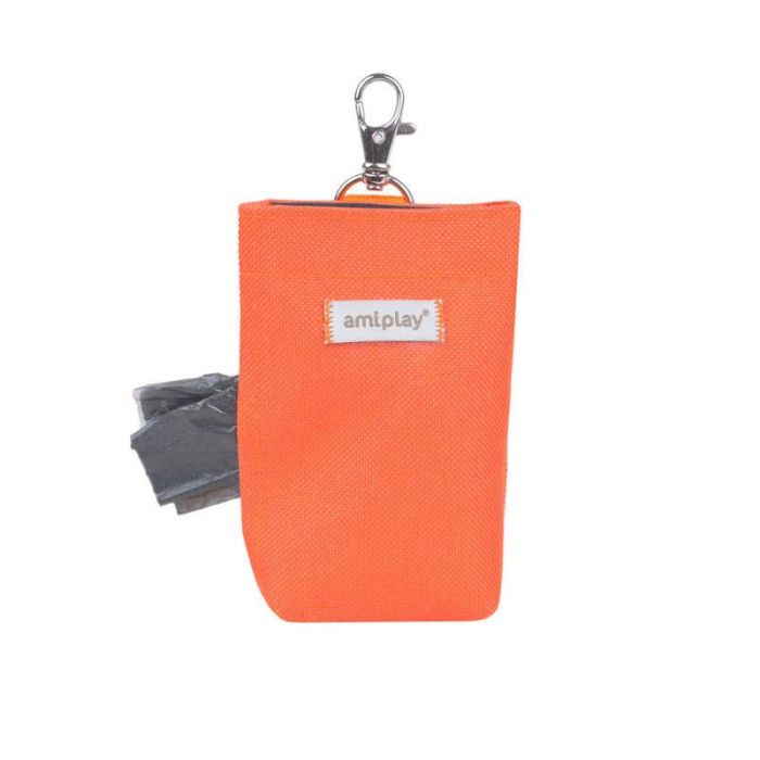 Amiplay Samba Torbica Dispenzer Narandžasta 6x2x11cm