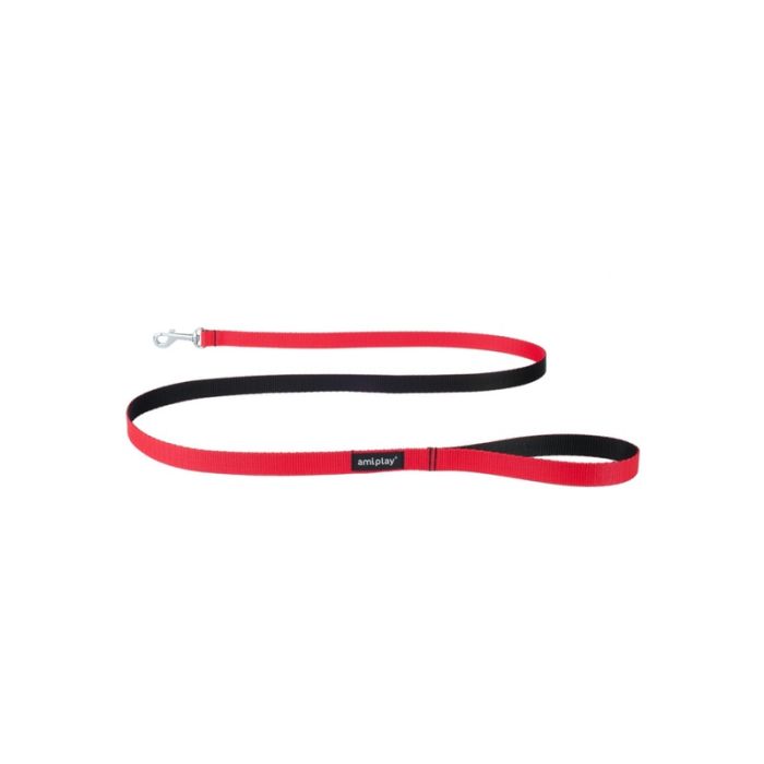 Amiplay Twist Povodac M Crveni 150x1,5cm