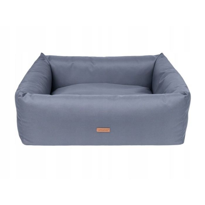 Amiplay Country Vodootporni Krevet Zipclean L Sivi 78x64x22cm