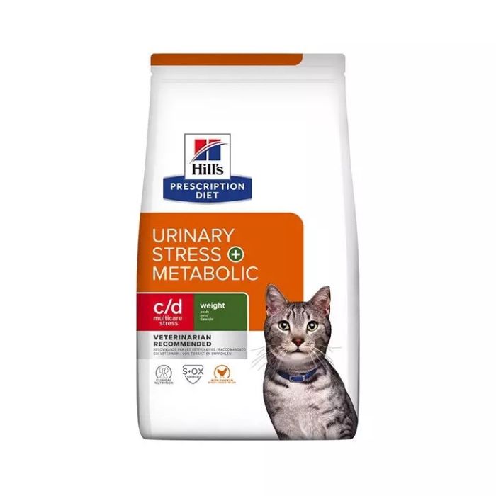 Hill’s Cat Urinary Stress + Metabolic c/d Stress Multicare Weight Piletina 1,5kg