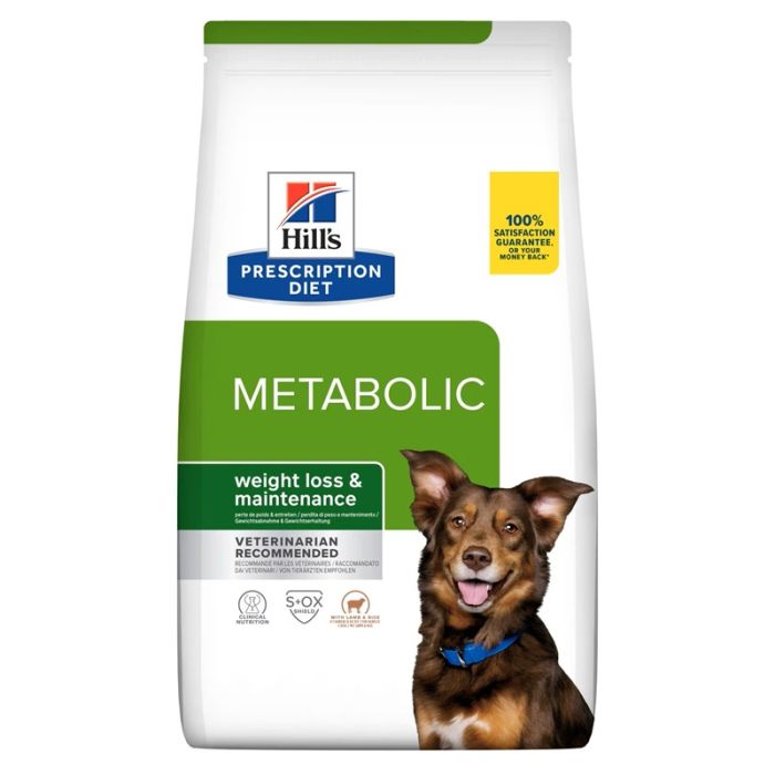 Hill's Metabolic Weight Loss & Maintenance Canine Jagnjetina i Pirinač 12kg