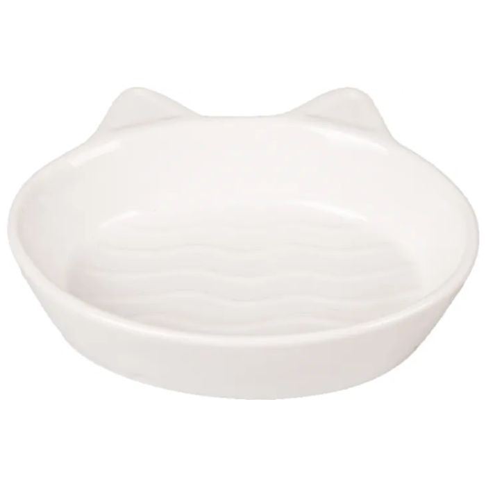 Flamingo Keramička Činija za Mace Gizmo Bela 170ml / 13cm