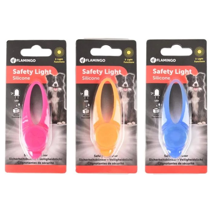 Flamingo Sigurnosni Svetleći Privezak za Noćnu Upotrebu Jada Više Boja 8cm