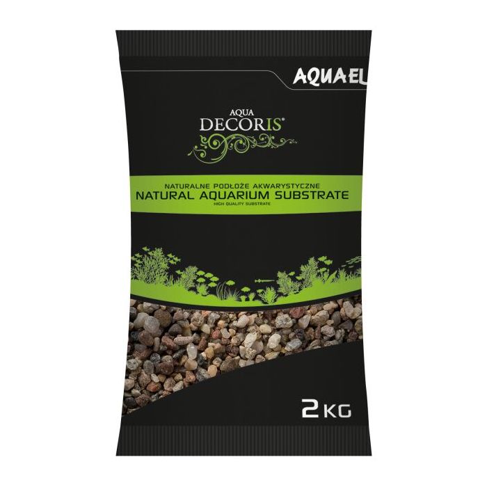 Aquael Aqua Decoris Raznobojni Šljunak za Akvarijum Natural 3-5mm / 2kg