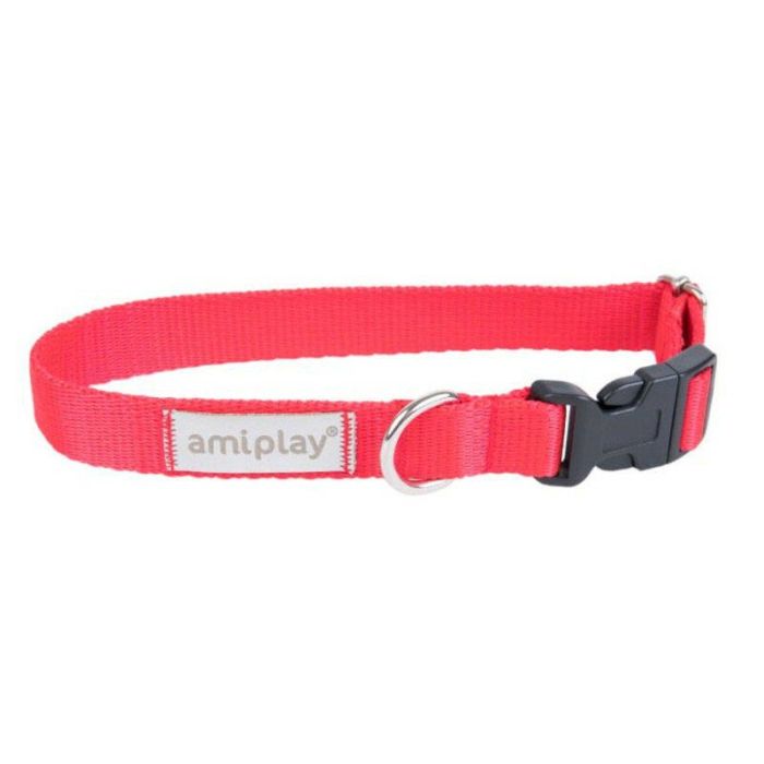 Amiplay Samba Ogrlica M Crvena 25-40cm x 2cm