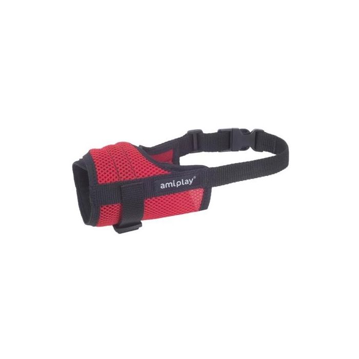 Amiplay Air Korpa Za Njušku XXL Great Dane Crvena 23-30cm x 35-60cm