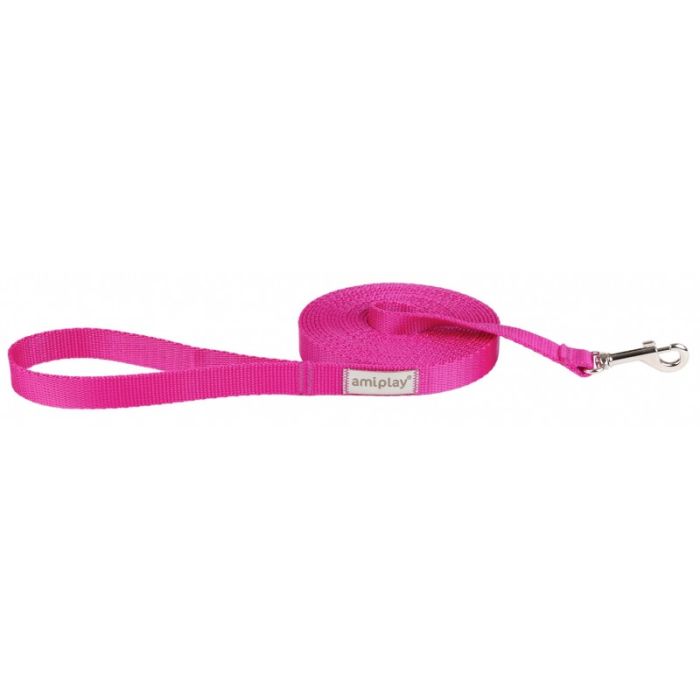 Amiplay Samba Trening Povodac M Pink 500x2cm