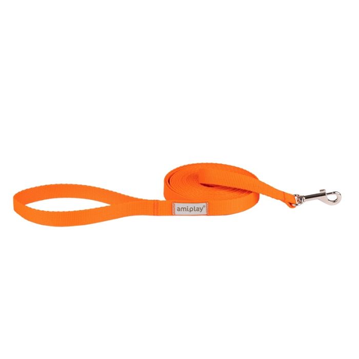 Amiplay Samba Trening Povodac L Narandžasti 500x2,5cm