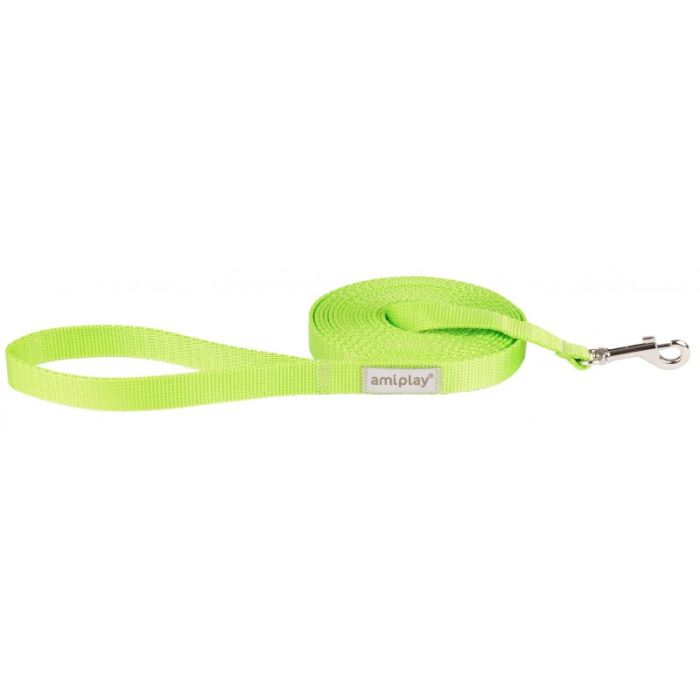 Amiplay Samba Trening Povodac L Zeleni 1000x2,5cm