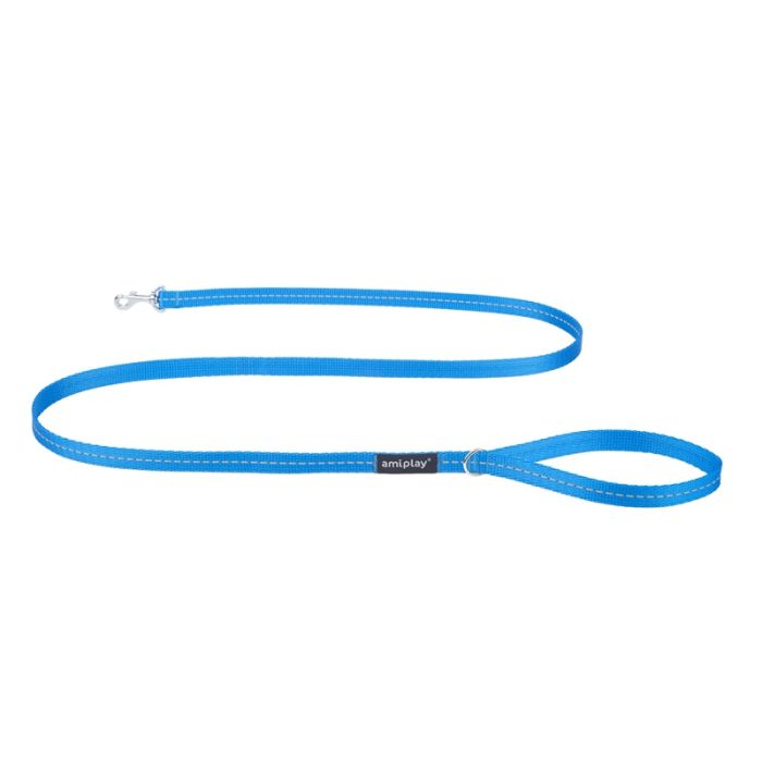 Amiplay Reflective Povodac S Plavi 150x1cm