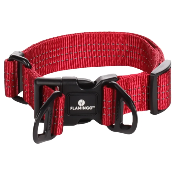Flamingo Ogrlica Zorba Crvena M 40-55cm x 32mm