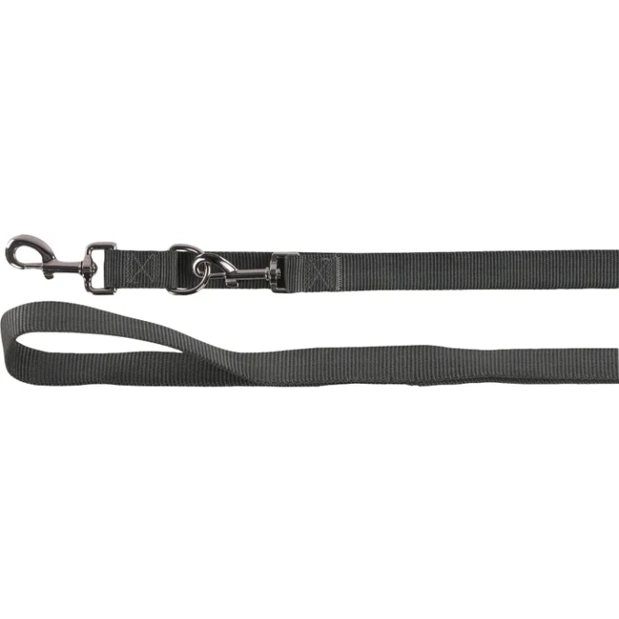 Flamingo Trening Povodac Ziggi Tamno Sivi 200cm x 20mm