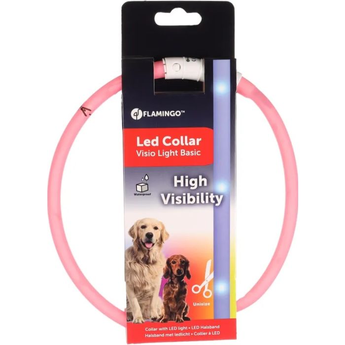 Flamingo Led Ogrlica Nera Visio Pink 20-70cm / 16mm