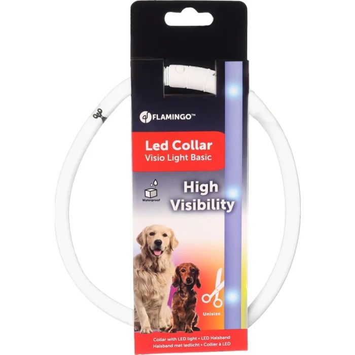 Flamingo Led Ogrlica Nera Visio Bela 20-70cm / 16mm