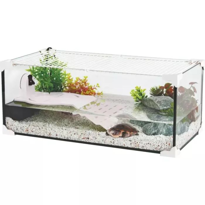 309524 Zolux Terarijum Aqua 50pro Beli 50x25x20cm