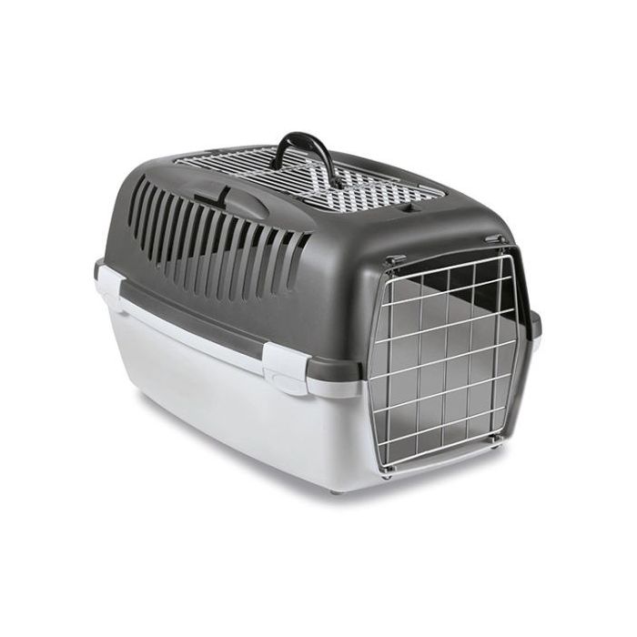 422152 Zolux Gulliver 3 Transporter sa Metalnim Vratima Sivi 61x40x38cm