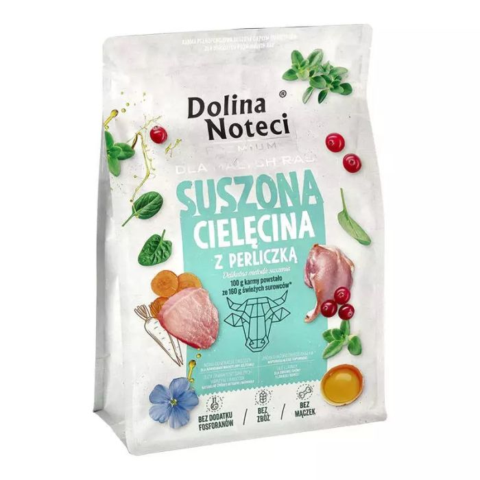 Dolina Noteci Premium Dog Male Rase Sušena Teletina sa Morkom 3kg