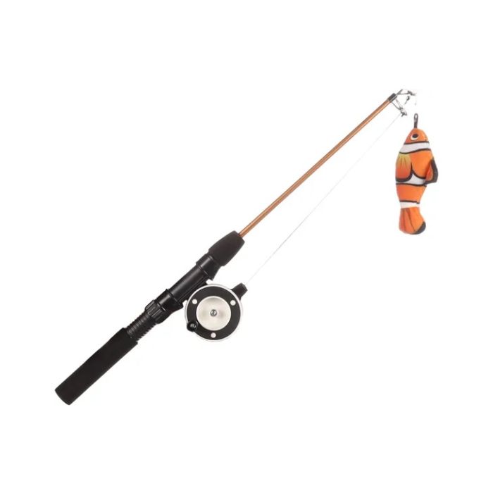 Flamingo Igračka Štap Za Pecanje Sa Narandžastom Ribom 41cm