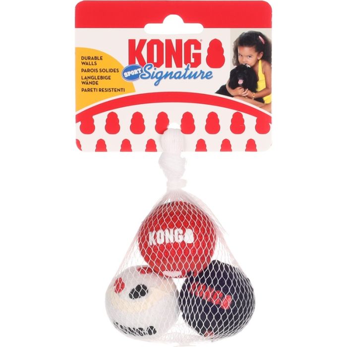 Kong Igračka Sportske Loptice Signature XS R4cm /  3 kom.