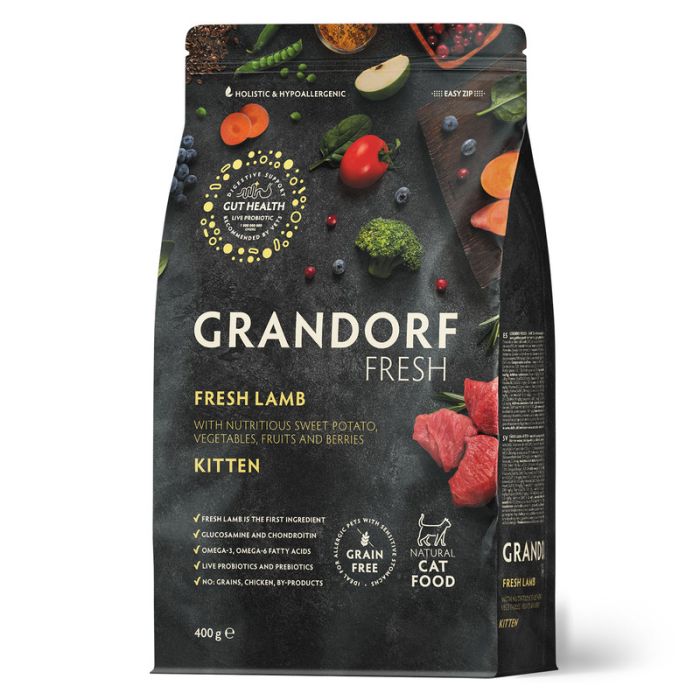 Grandorf Cat Fresh Kitten Jagnjetina 400g