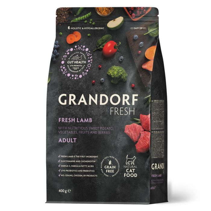 Grandorf Cat Fresh Adult Jagnjetina 400g