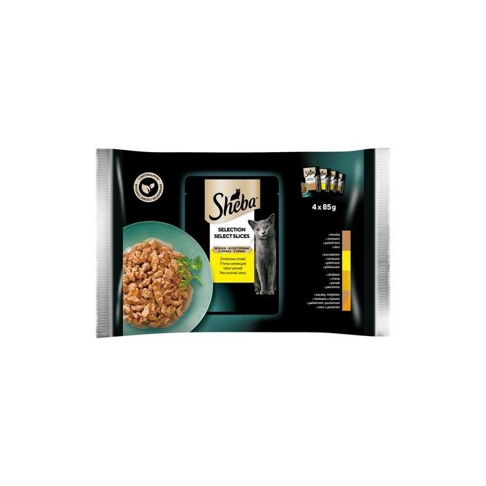 Sheba Kesice Izbor Živine u Sosu 4x85g