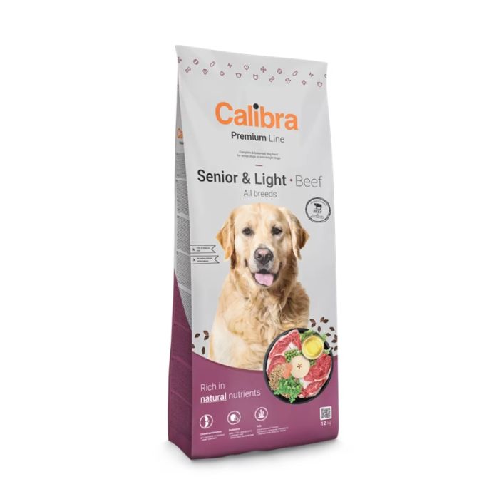 Calibra Dog Premium Line Senior & Light Govedina 12kg