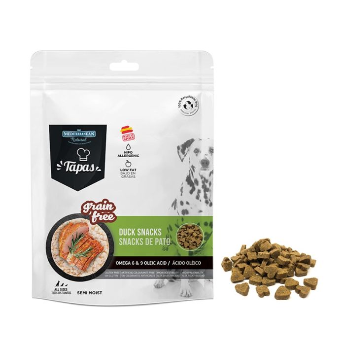 Mediterranean Natural Dog Tapas Poluvlažne Poslastice Grainfree Pačetina 150g