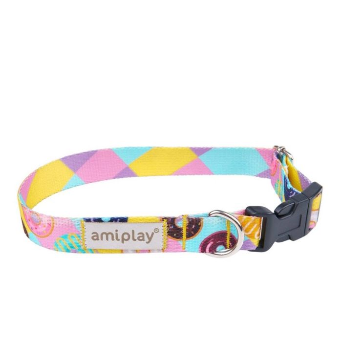 Amiplay Be Happy Podesiva Ogrlica XL Krofna 45-70cm x 2,5cm