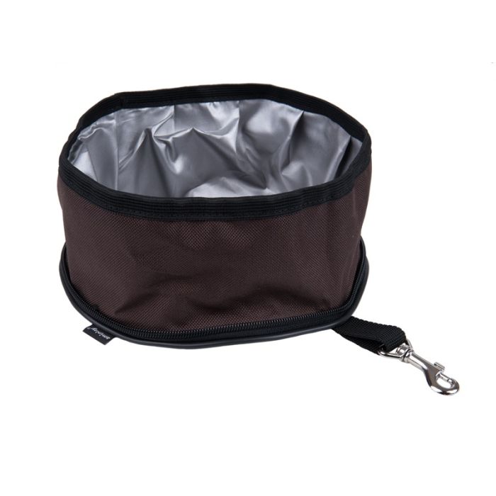 Amiplay Travel Tekstil Činija za Putovanje L/XL Braon 23x11cm