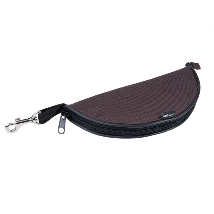 Amiplay Travel Tekstil Činija za Putovanje L/XL Braon 23x11cm
