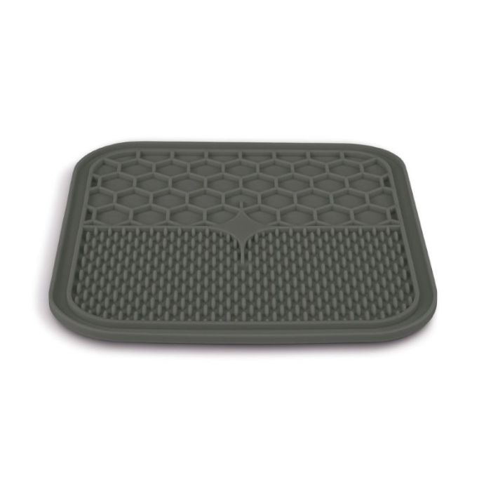 474603GRI Zolux Podloga Za Sporo Hranjenje M Siva 21x21cm