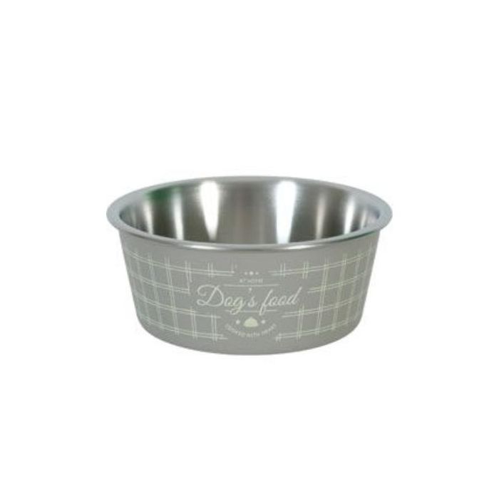 475552TAU Zolux Love Dog Činija Od Nerđajućeg Čelika Taupe 1,2L