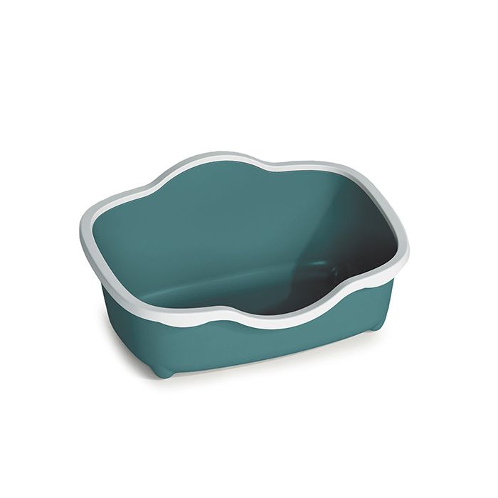 590109VER Zolux Otvoreni Toalet za Mačke Smart Zeleni 56x38x26cm