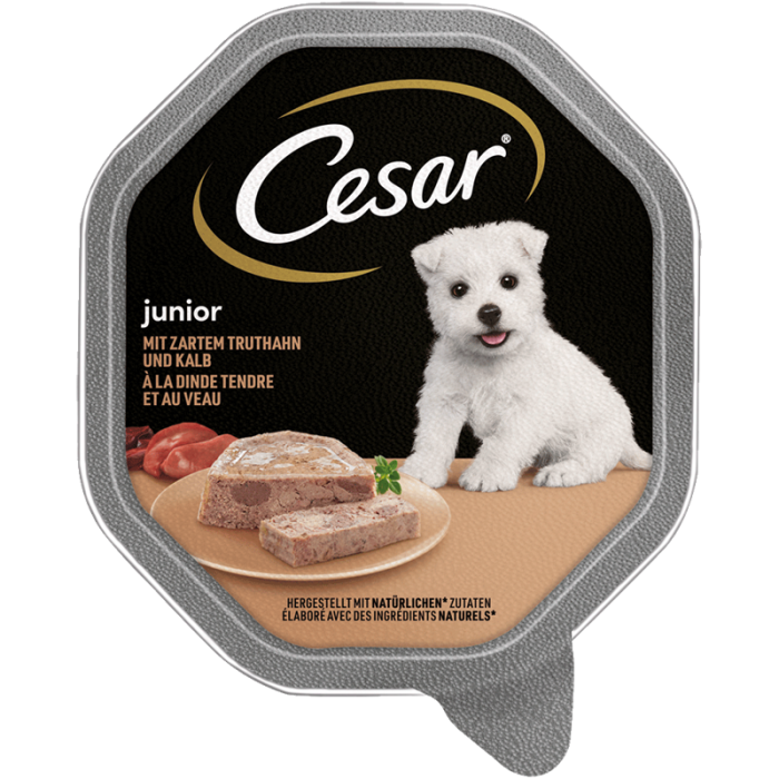 Cesar Junior Ćuretina i Teletina u Posudi 150g