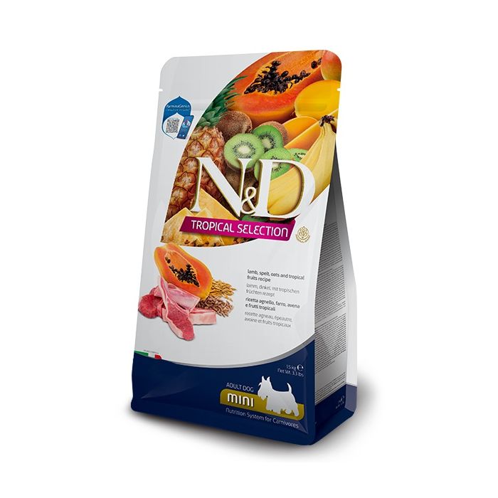 N&D Tropical Adult Dog Mini Lamb 1,5kg