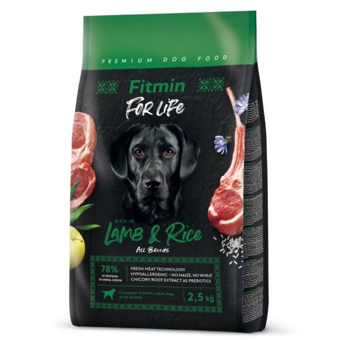Fitmin Dog For Life Jagnjetina & Pirinač 2,5kg
