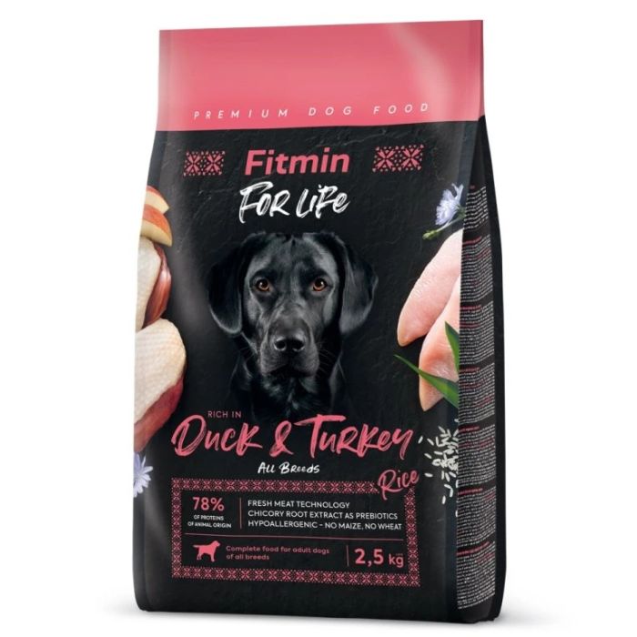 Fitmin Dog For Life Pačetina & Ćuretina 2,5kg
