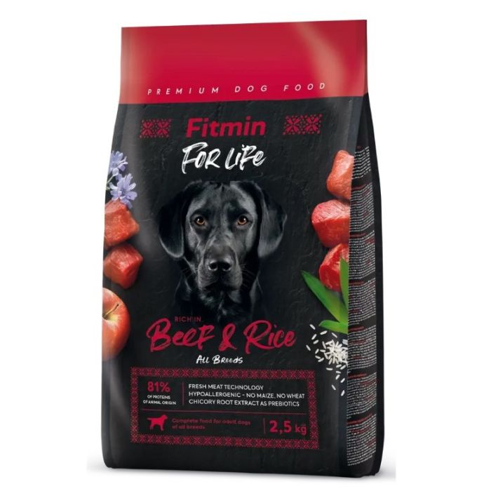 Fitmin Dog For Life Govedina & Pirinač 2,5kg