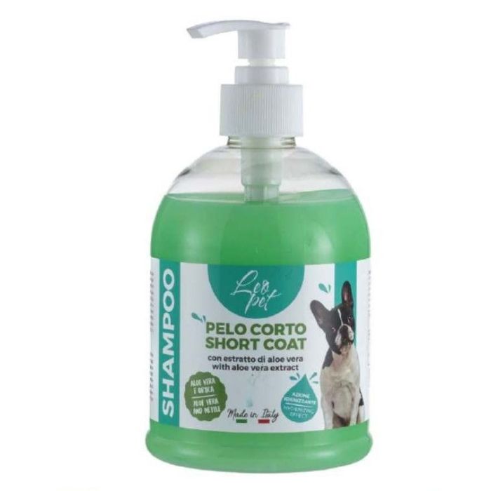 Leopet Šampon Za Pse Sa Kratkom Dlakom Aloa Vera i Kopriva 500ml
