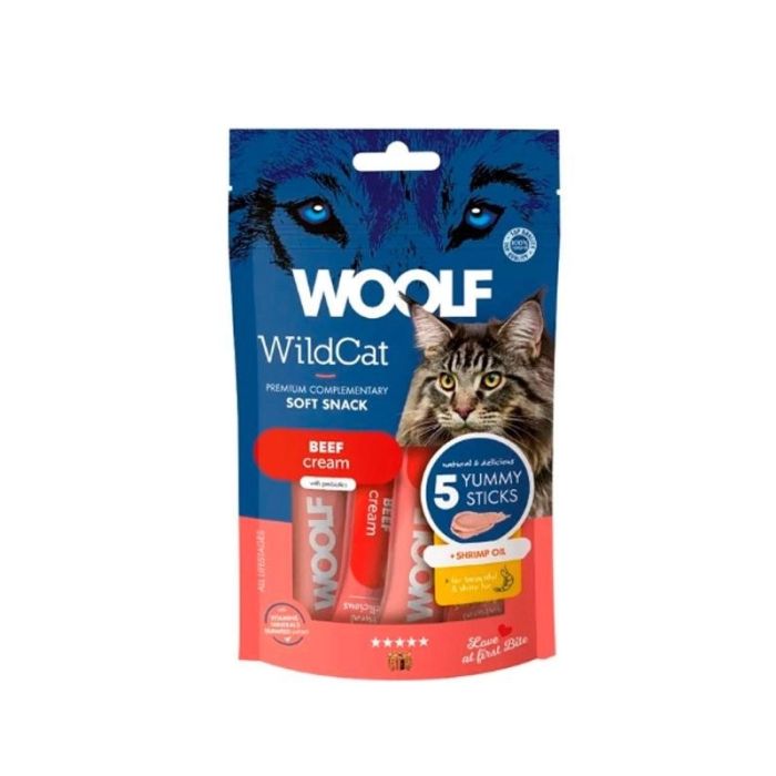 Woolf Wildcat Pasta Za Mačke Govedina/Škampi 70g